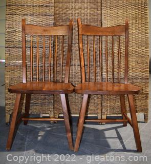 Two Mule Ear Side Dining Chairs